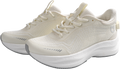 Pair of white EFISIO Airfoil II Athletic Shoes with a visible brand logo on a white background