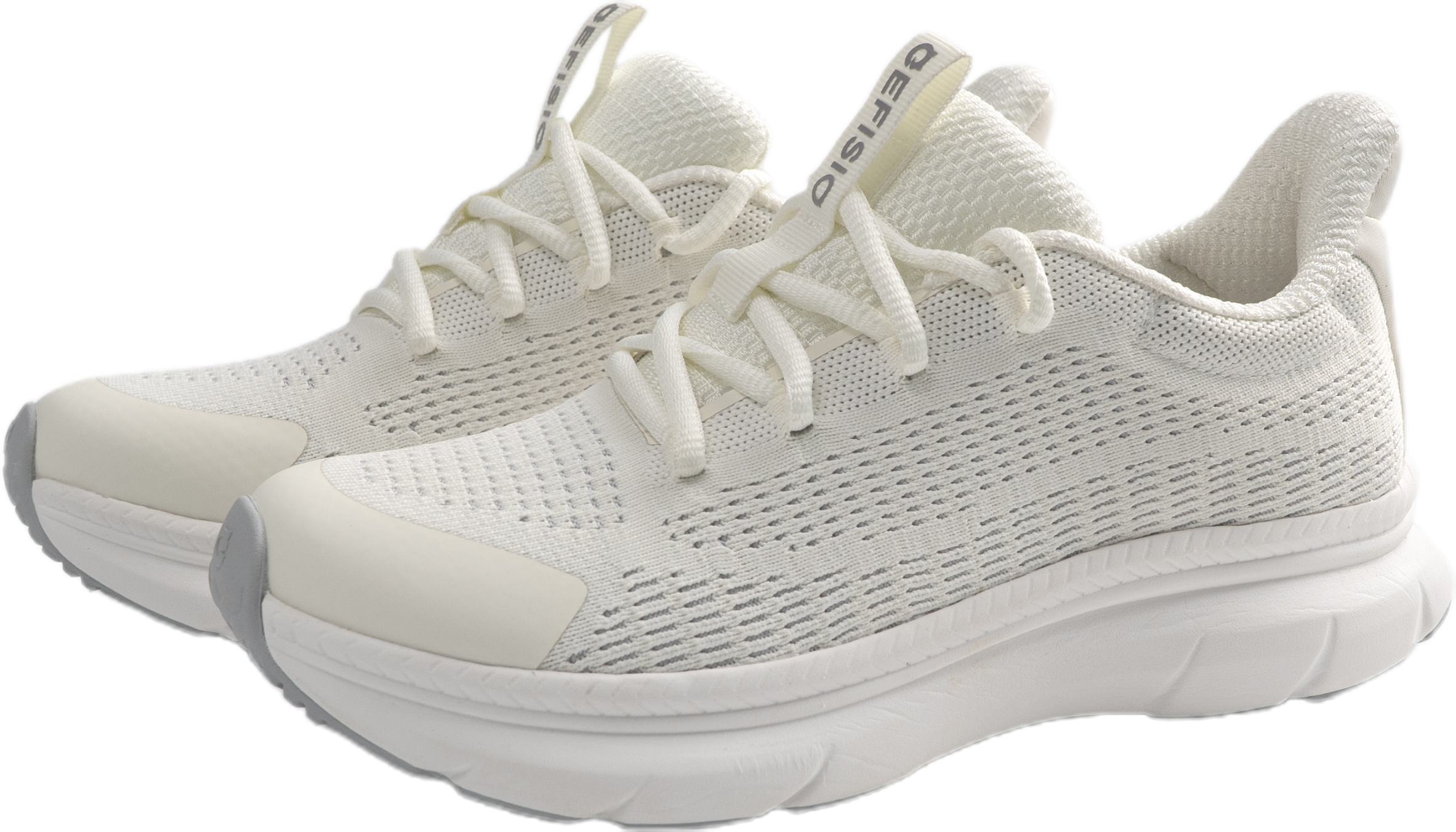 EFISIO Flying III Athletic White shoes with gray accents on a white background